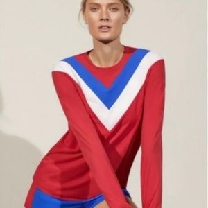 ISO Tory Sport red/blue sweatshirt